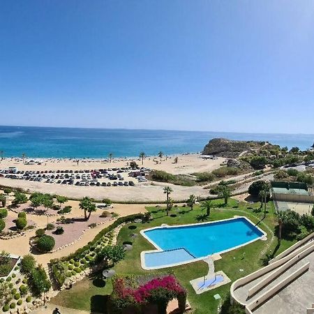 Top-Floor Beachfront Apartment With Parking, Pool, & Spacious Sea-View Balcony Villajoyosa Exteriör bild